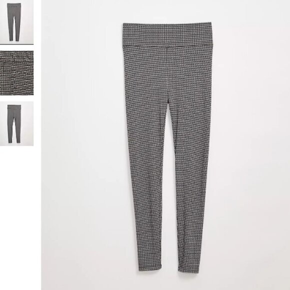 LOFT Lou & Grey Houndstooth Ponte Leggings Size M - Picture 1 of 11
